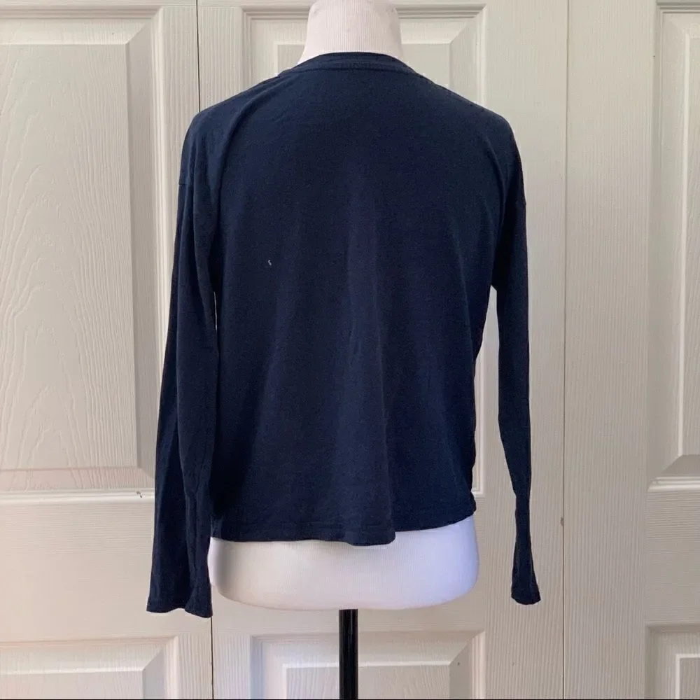 Gymboree Feeling Good Navy Blue Long Sleeve Tshirt